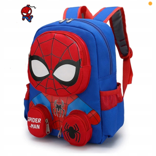 Jednokomorový batoh do škôlky Spiderman Greenzone pre chlapcov, dievčatá, viacfarebný